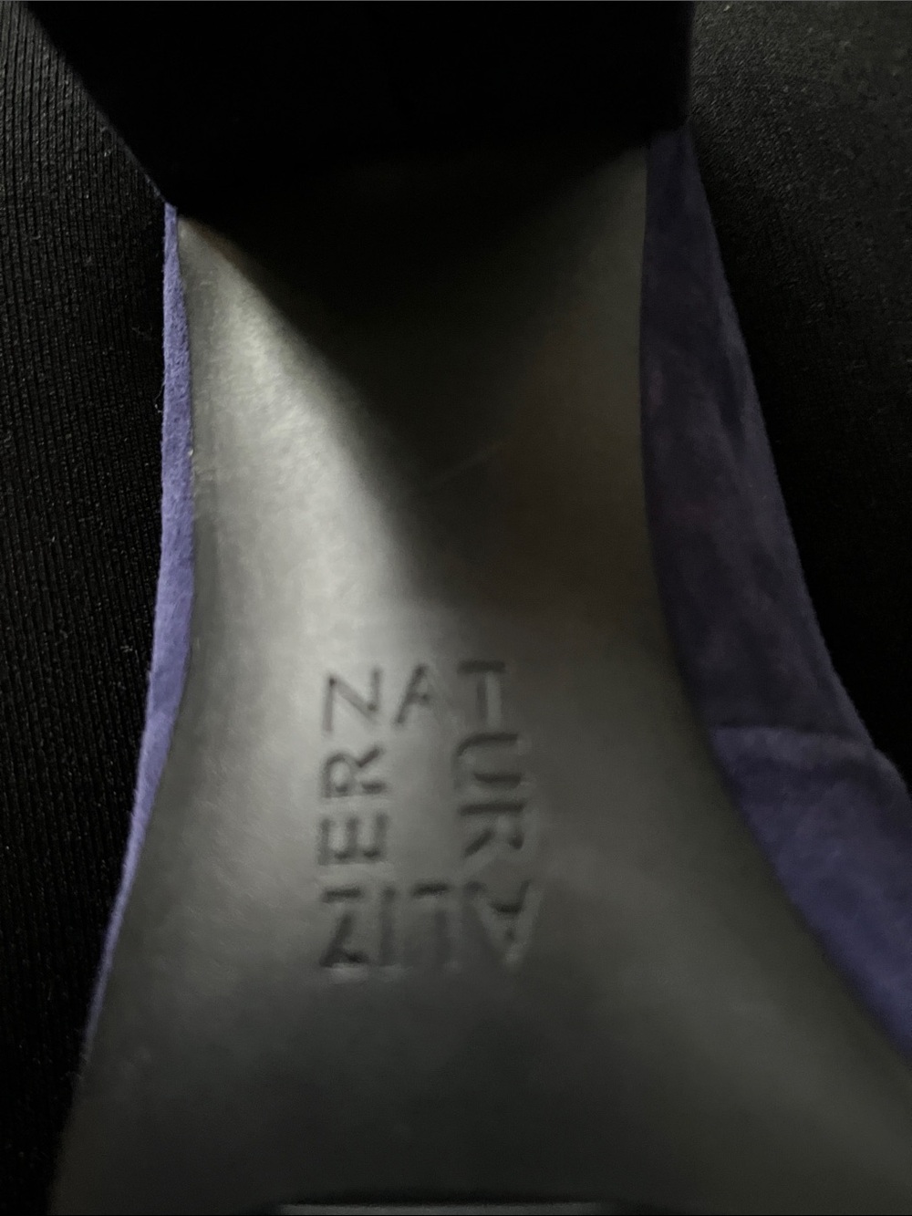 Purple Suede Flats